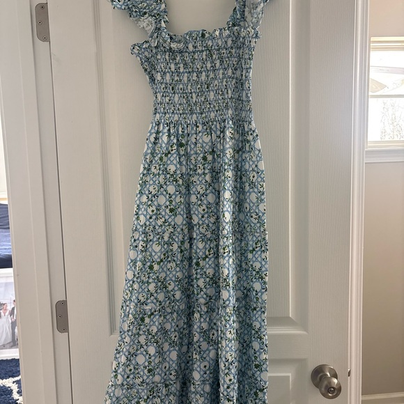 Hill House Ellie in Blue Basketweave Vine - Picture 3 of 6